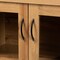 Baxton Studio Zentra Modern and Contemporary Oak Brown Finished Wood 2-Door Storage Cabinet with Glass Doors 189-11994-ZORO - alternate 8